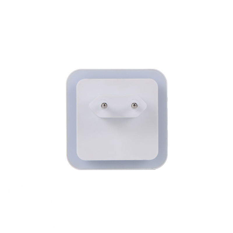 16 na bombilya EU Square Sensor Night Light Plug